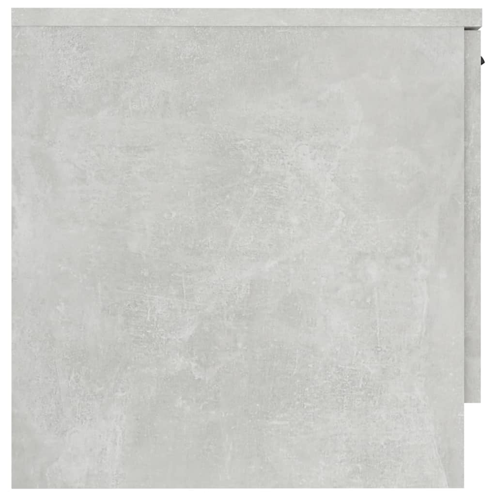 vidaXL Nočný stolík betónovo-sivý 40x39x40 cm