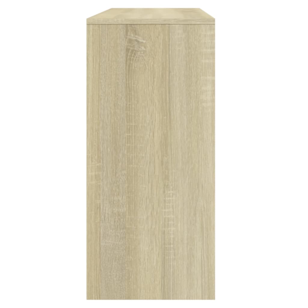 vidaXL Konzolový stolík dub sonoma 100x35x76,5 cm drevotrieska