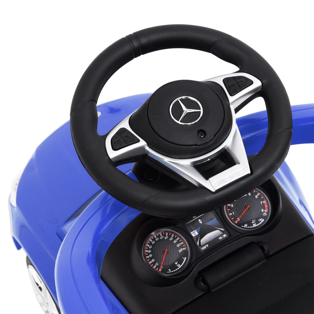 vidaXL Autíčko na tlačenie Mercedes-Benz C63 modré