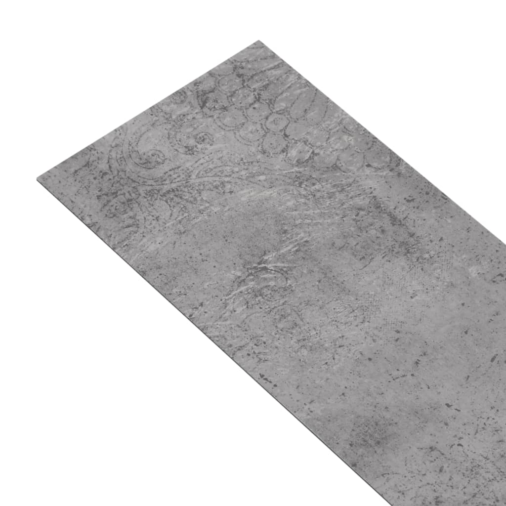 vidaXL Samolepiace podlahové dosky z PVC 5,21 m² 2 mm cementové hnedé