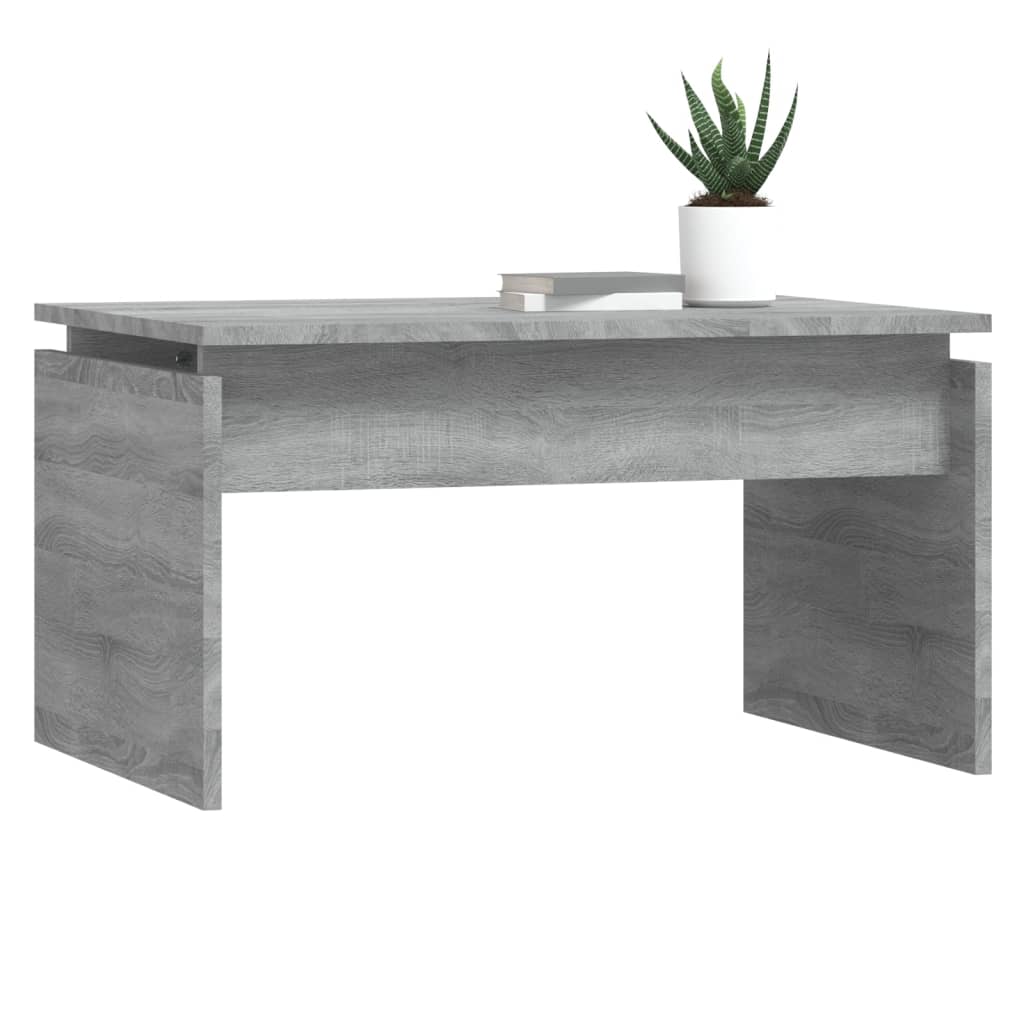 vidaXL Konferenčný stolík sivý dub sonoma 68x50x38 cm spracované drevo