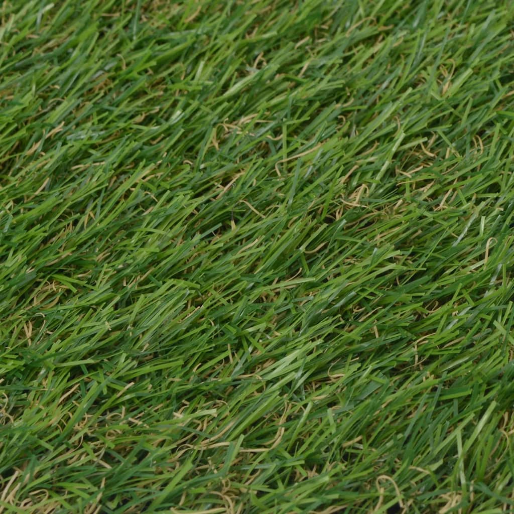 vidaXL Umelý trávnik, 1x5 m/20-25 mm, zelený