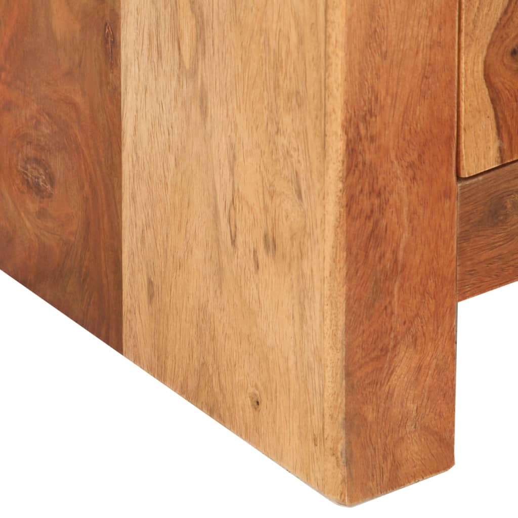 vidaXL Vysoká skrinka 50x30x110 cm masívne sheeshamové dreva