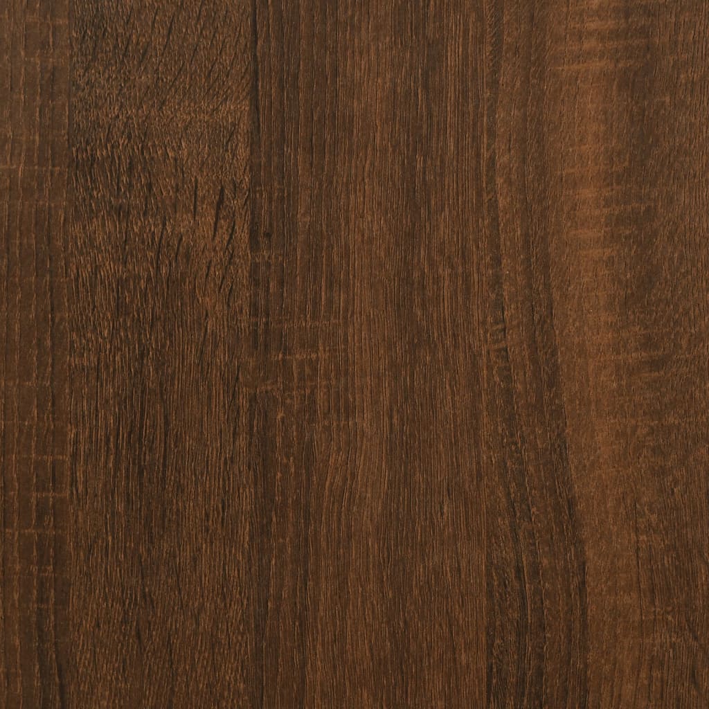 vidaXL Nástenný nočný stolík hnedý dub 40x31x27 cm spracované drevo