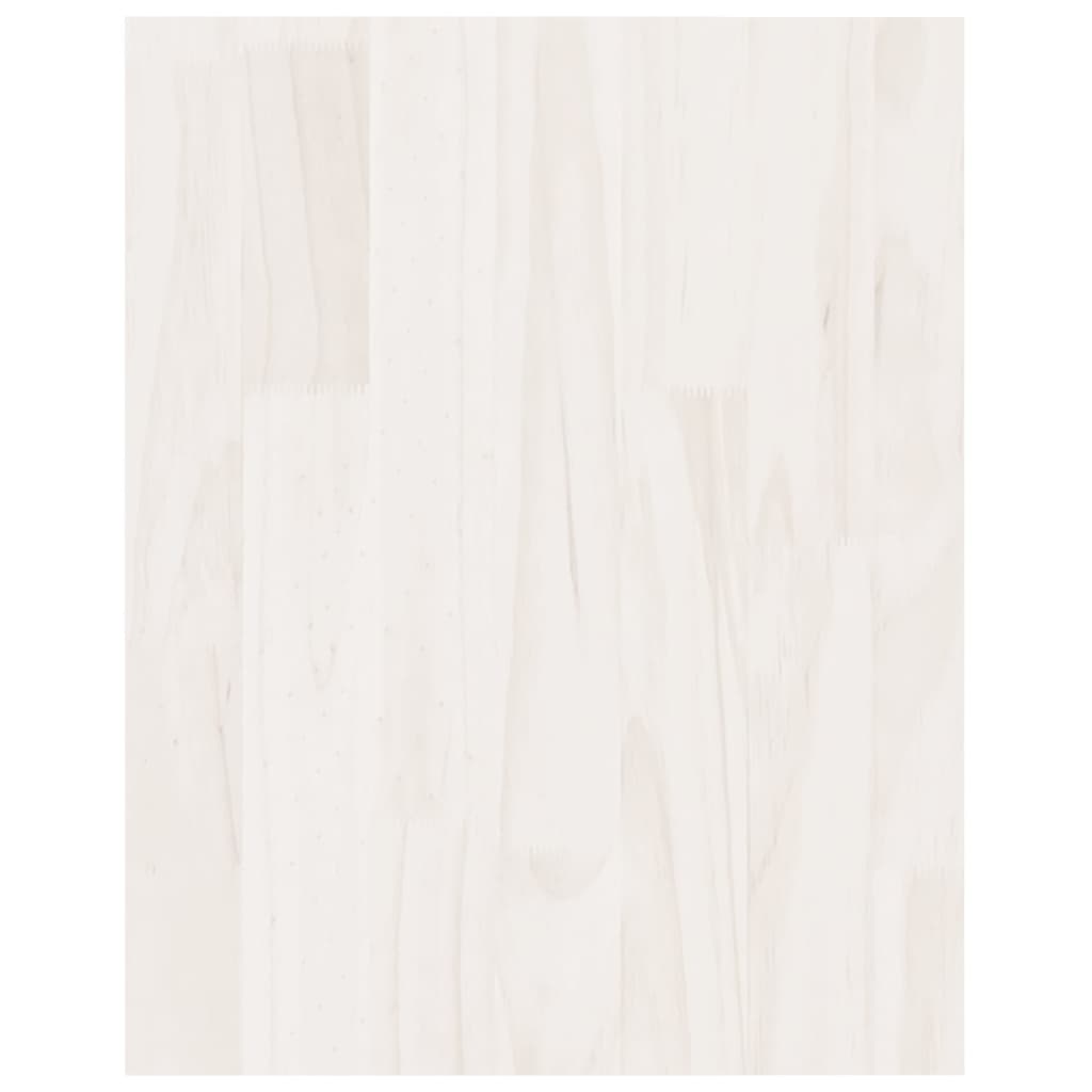 vidaXL TV skrinka biela 70x33x42 cm masívne borovicové drevo