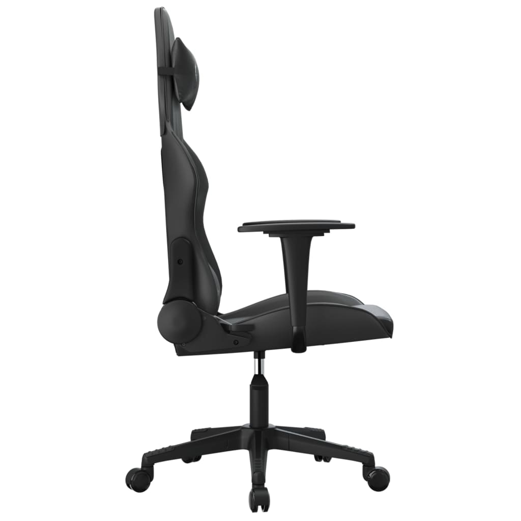 vidaXL Herná stolička čierna umelá koža