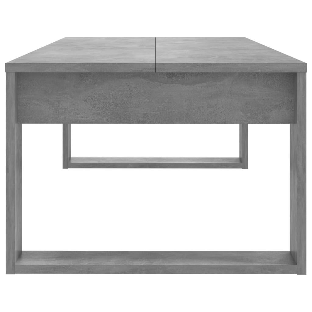 vidaXL Konferenčný stolík, betónovo sivý 110x50x35cm, kompozitné drevo