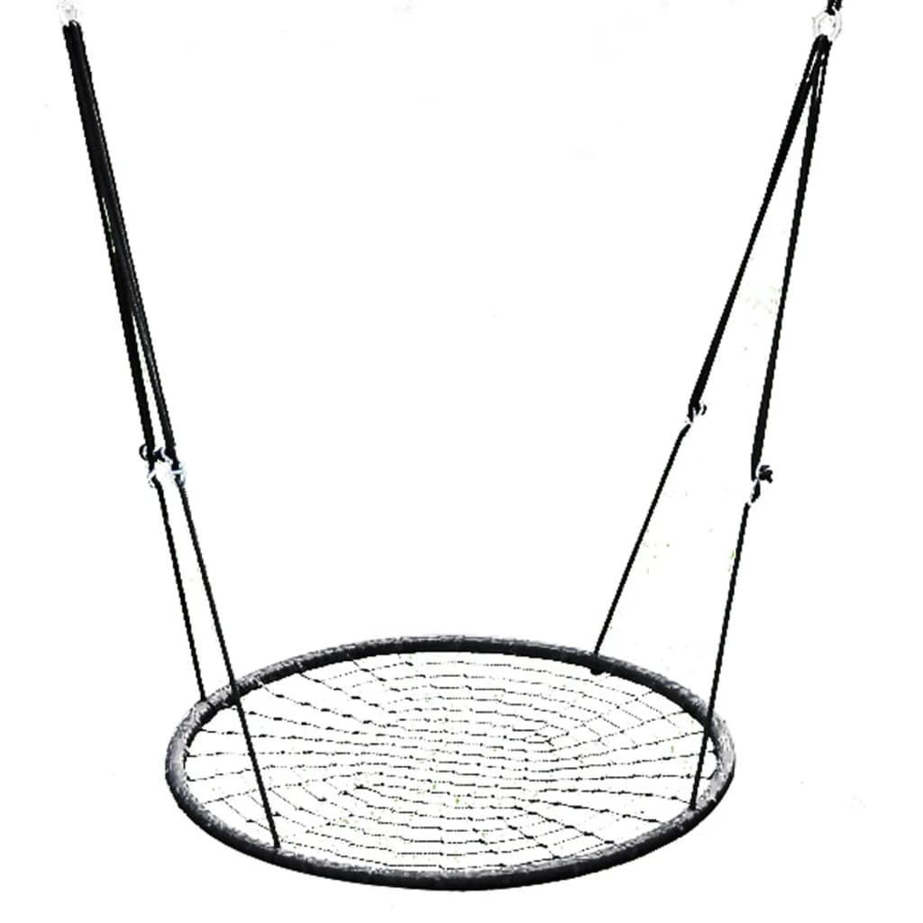 Hojdačka v tvare kruhu so sieťovým sedadlom