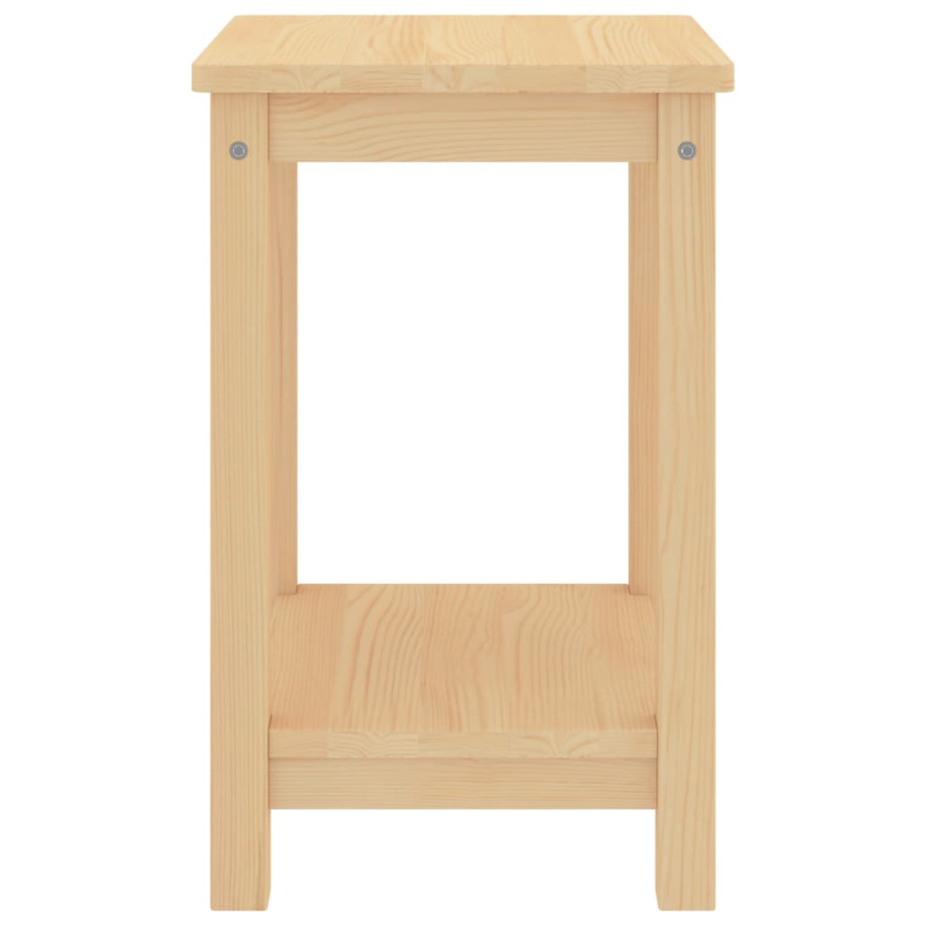 vidaXL Nočný stolík, prírodný 35x30x47 cm, borovicový masív