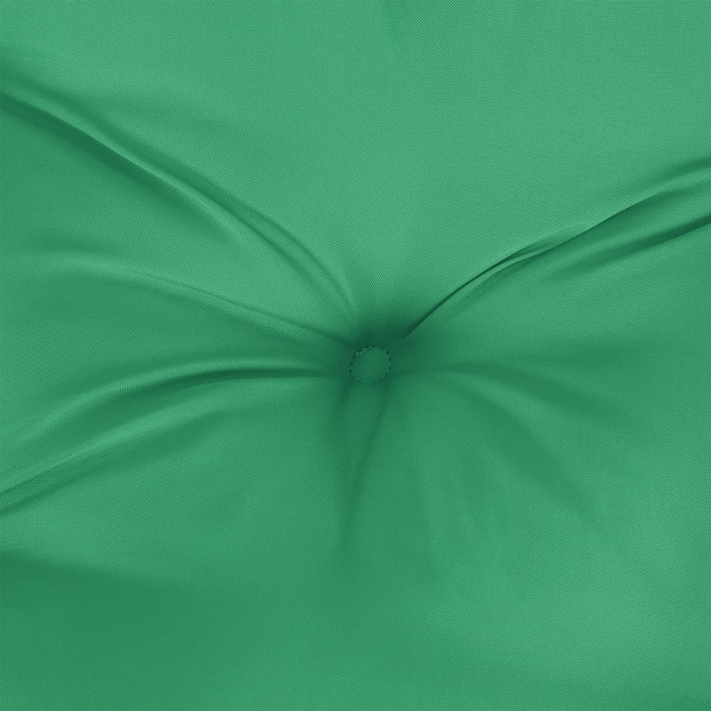 vidaXL Podložky na stoličku 2 ks, zelené 50x50x7 cm, oxfordská látka