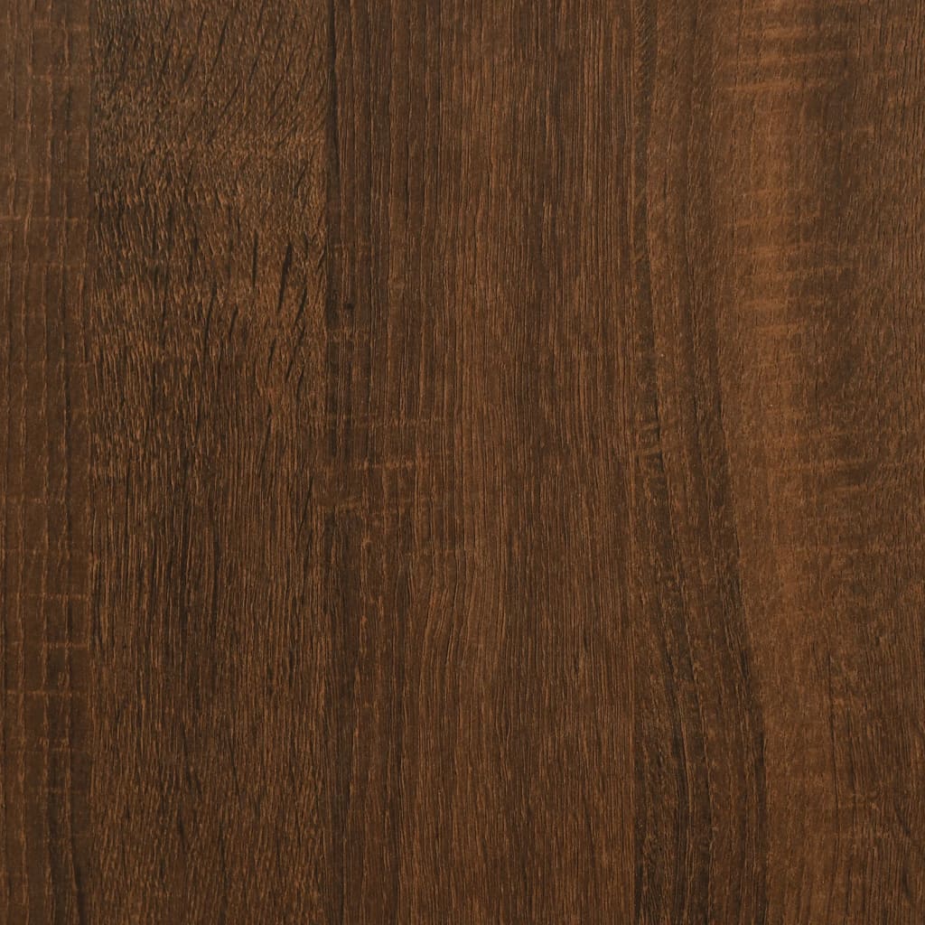 vidaXL Konzolový stolík hnedý dub 75x28x75 cm kompozitné drevo