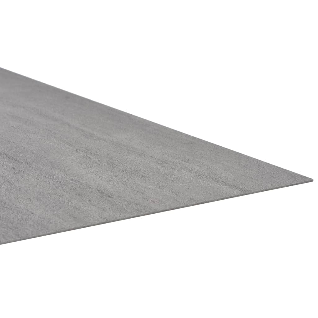 vidaXL Samolepiace podlahové dosky z PVC 5,11 m², sivé, tieňované