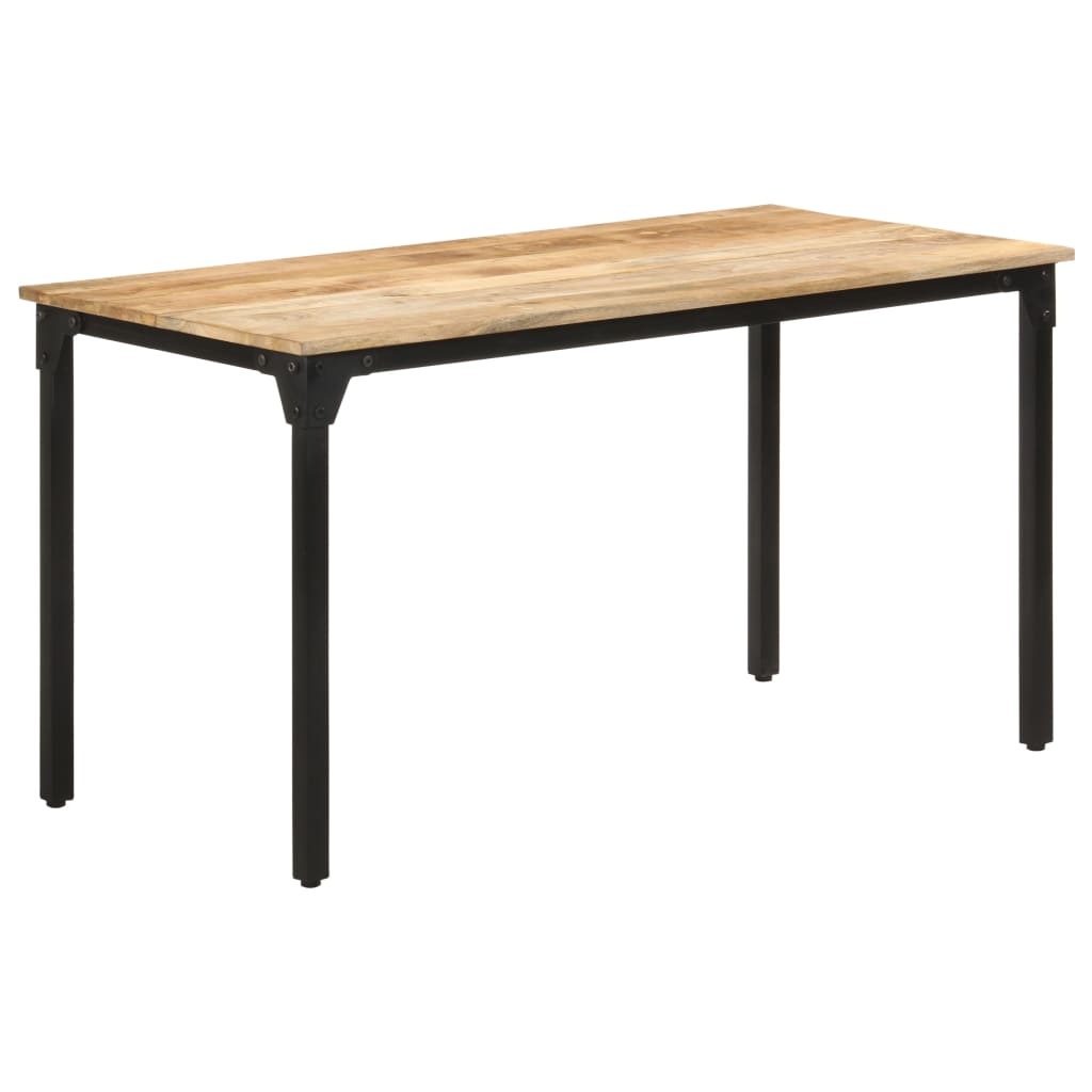 vidaXL Jedálenský stôl 140x70x76 surové mangové drevo