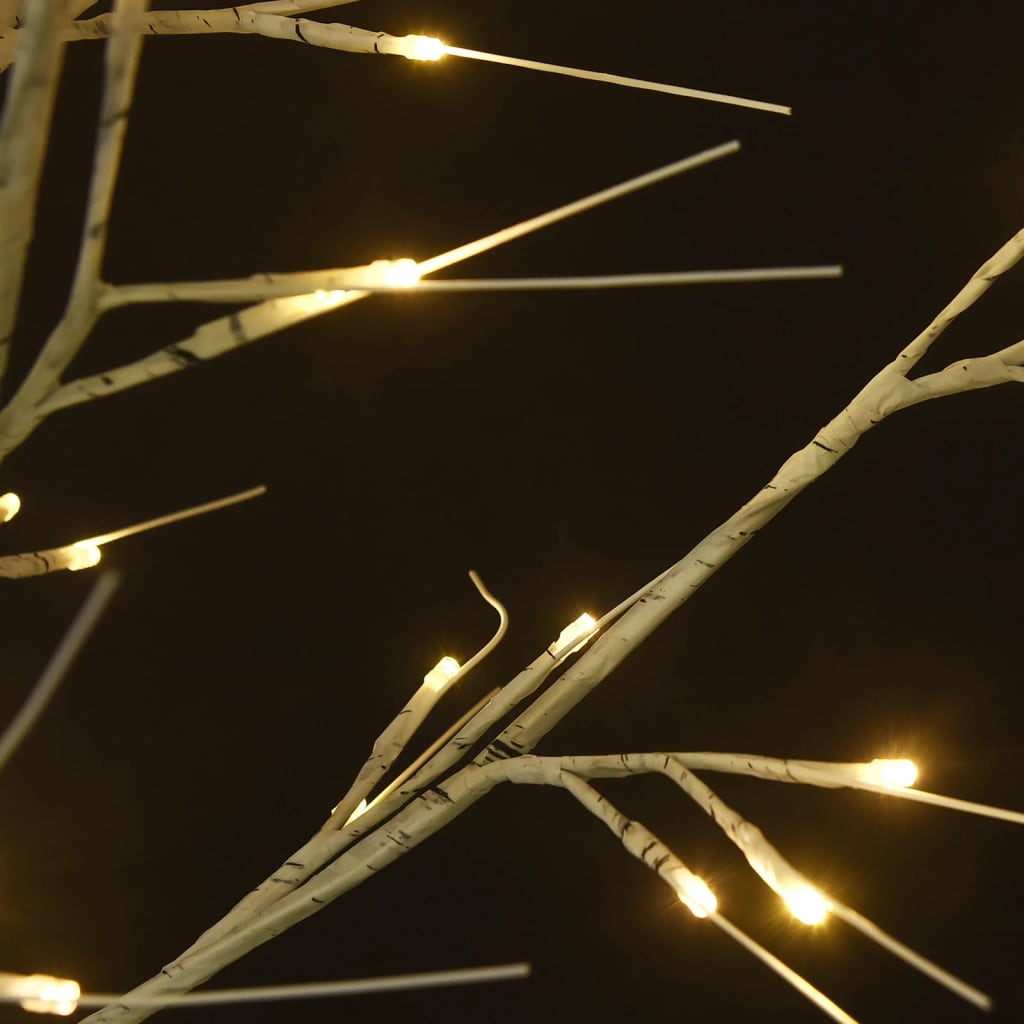 vidaXL Vianočný stromček/vŕba 140 LED 1,5 m, teplá biela, dovnútra/von