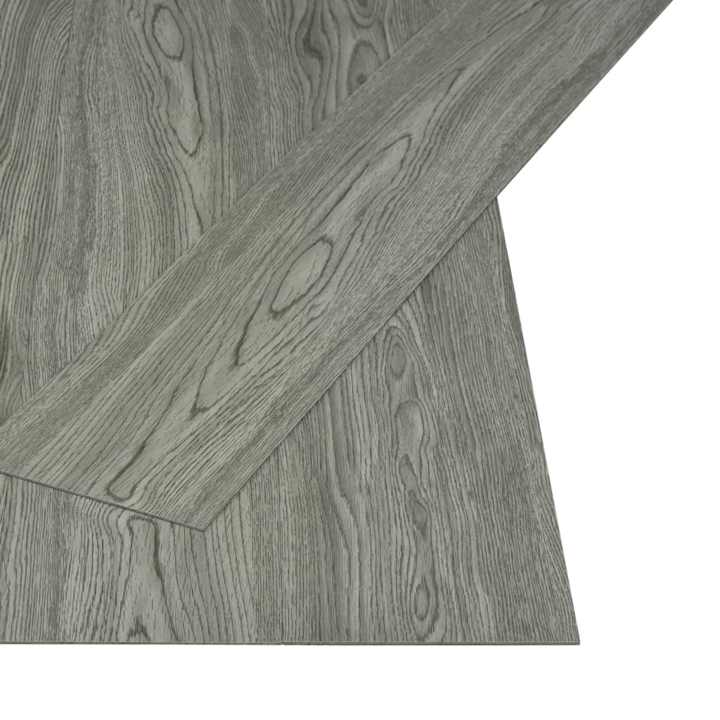vidaXL Samolepiace podlahové dosky 4,46 m², 3 mm, PVC, sivé