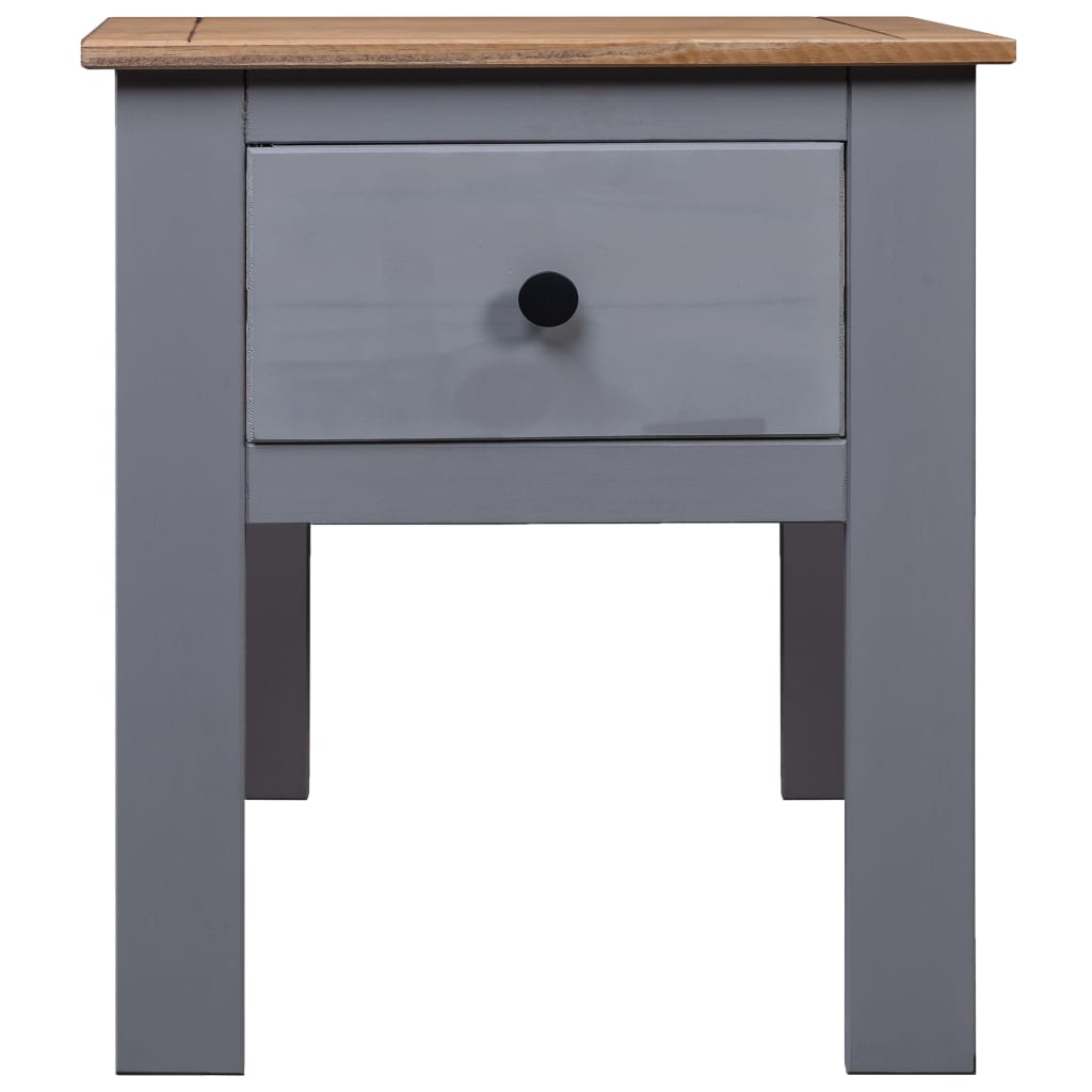 vidaXL Nočný stolík sivý 46x40x57 cm borovica Panama Range