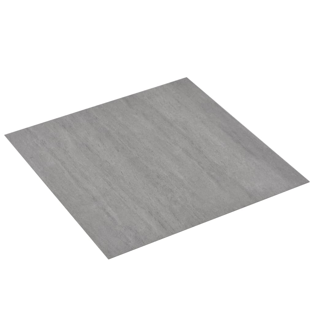 vidaXL Samolepiace podlahové dosky z PVC 5,11 m², sivé, tieňované
