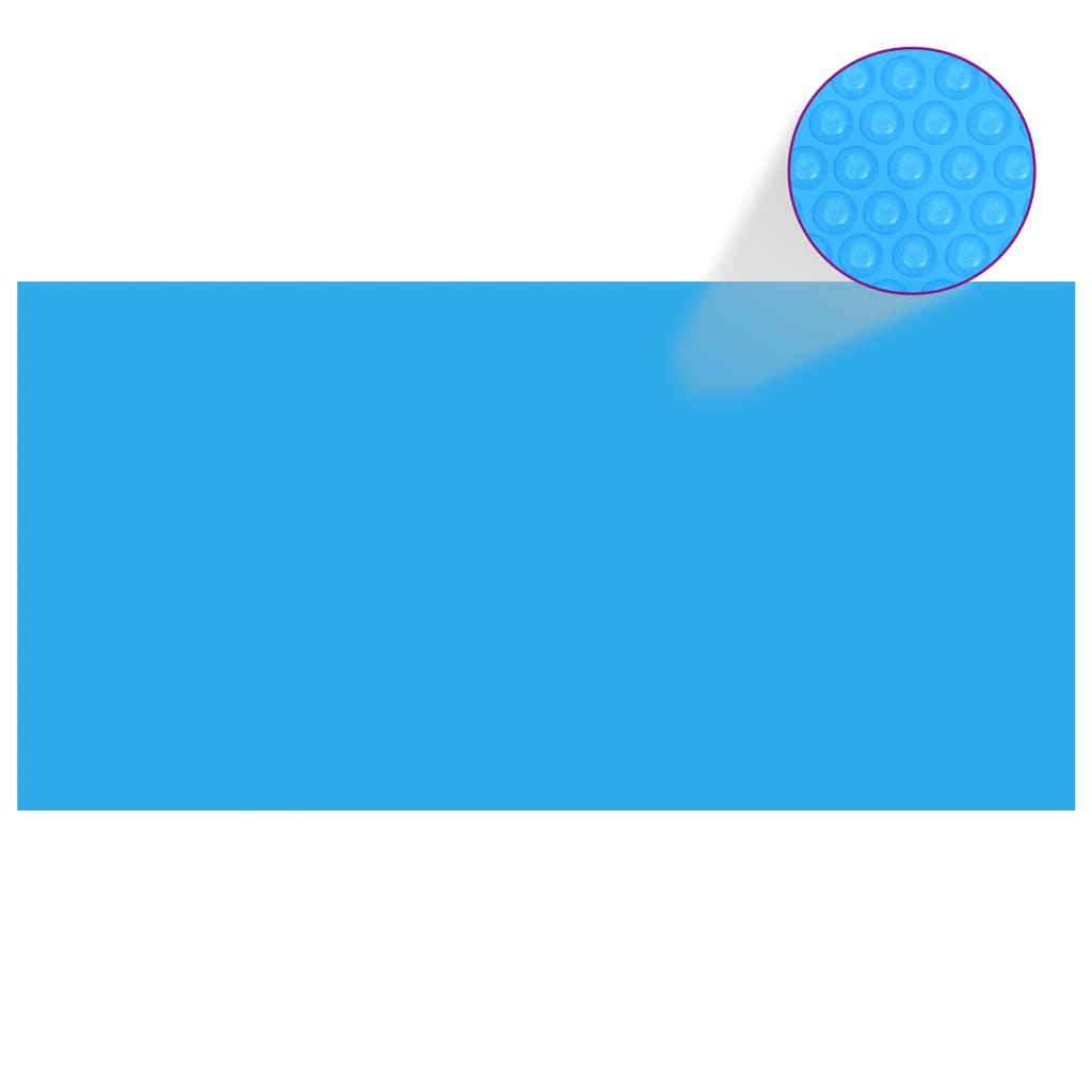 vidaXL Bazénová plachta, modrá 488x244 cm, PE