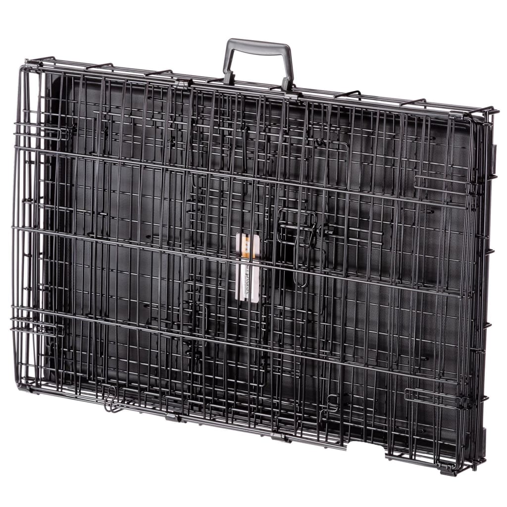 Ferplast Klietka pre psa Dog-Inn 75" 77,4x48,5x54,6 cm šedá