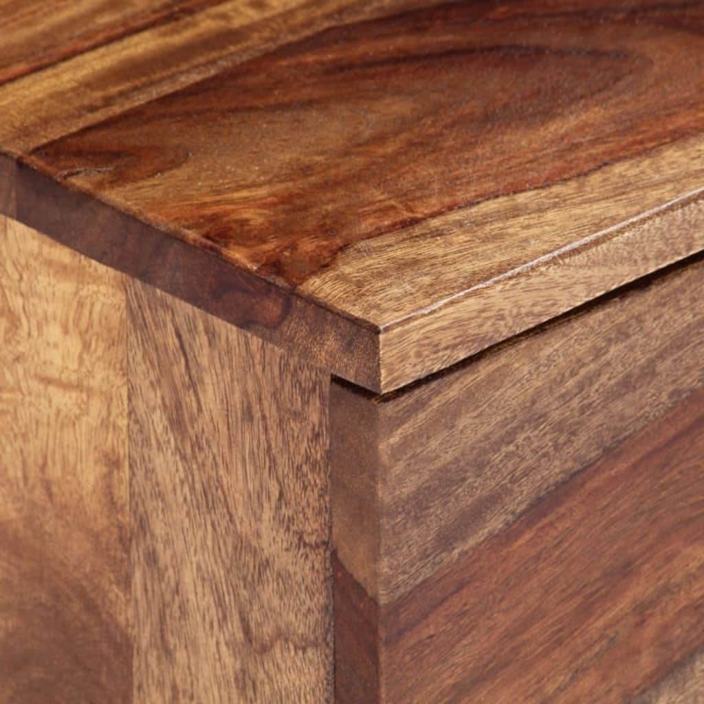 vidaXL TV stolík 145x30x30 cm masívne sheeshamové drevo