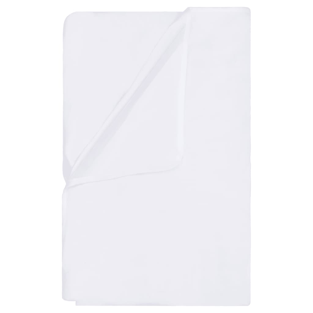 vidaXL Chrániče matracov vodeodolné 2 ks bavlna 60x120 cm biele