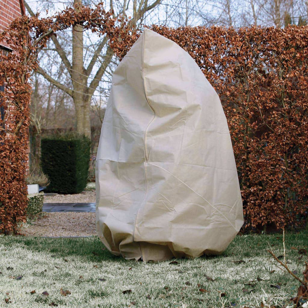 Nature Zimný flísový kryt so zipsom 70 g/m², béžový 2x2,5 m