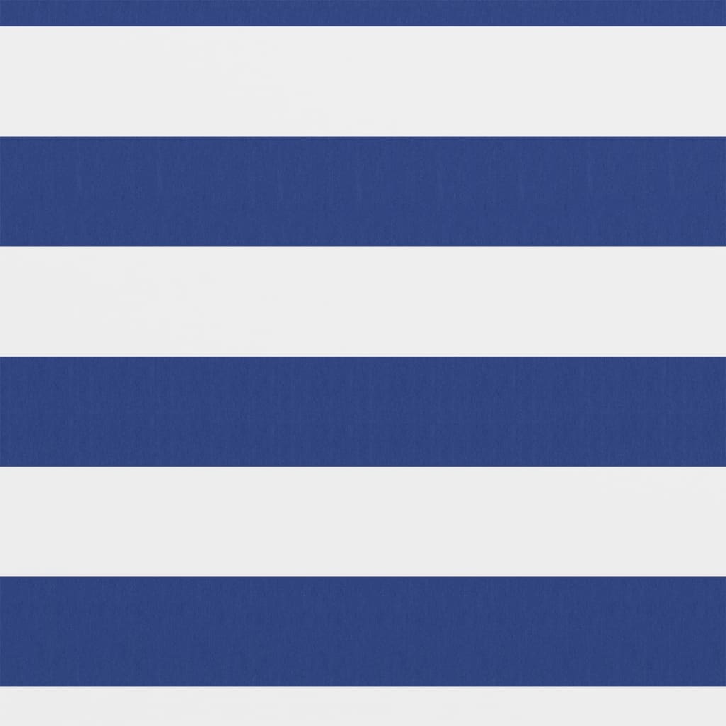 vidaXL Balkónová markíza, biela a modrá 75x600 cm, oxfordská látka