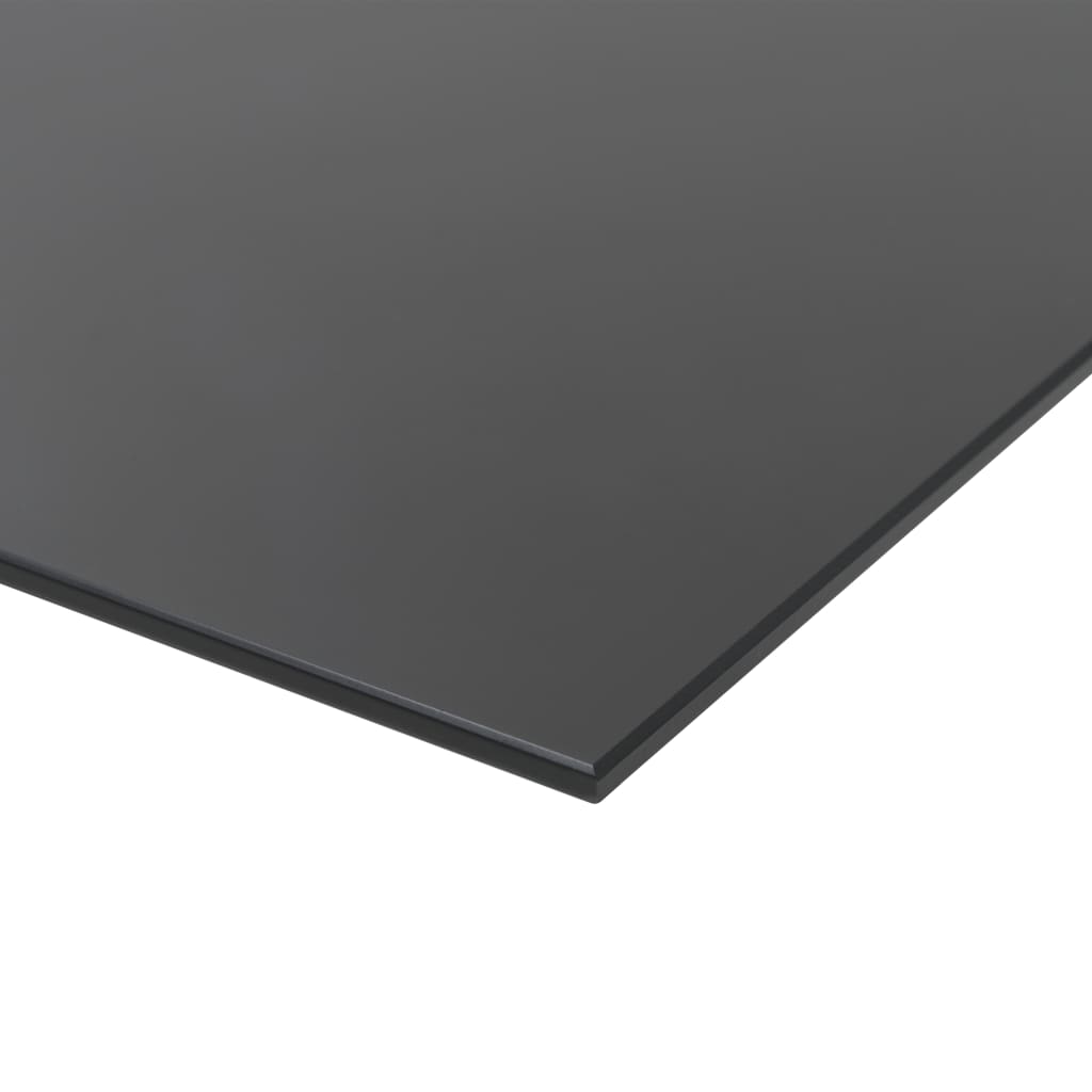 vidaXL Nástenná magnetická tabuľa, čierna, sklenená 60x40 cm