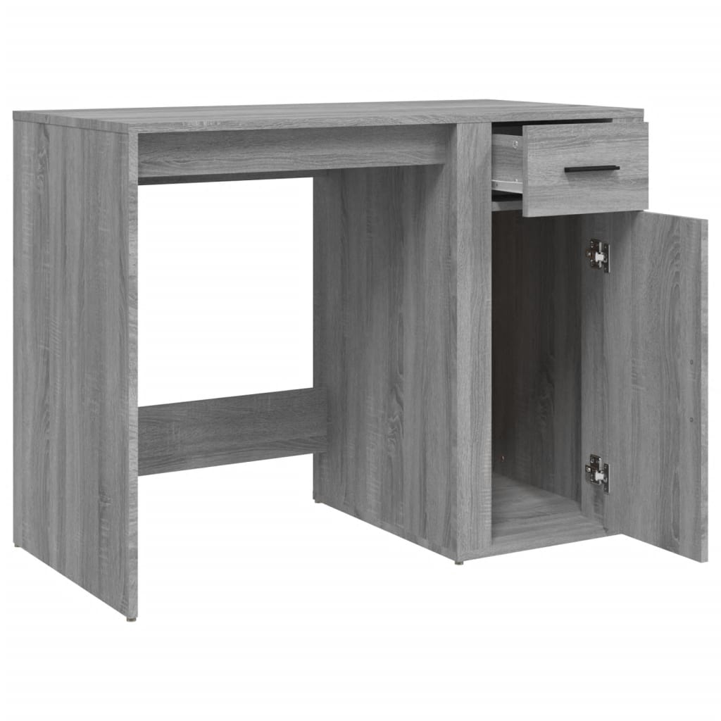 vidaXL Stôl sivý dub sonoma 100x49x75 cm spracované drevo