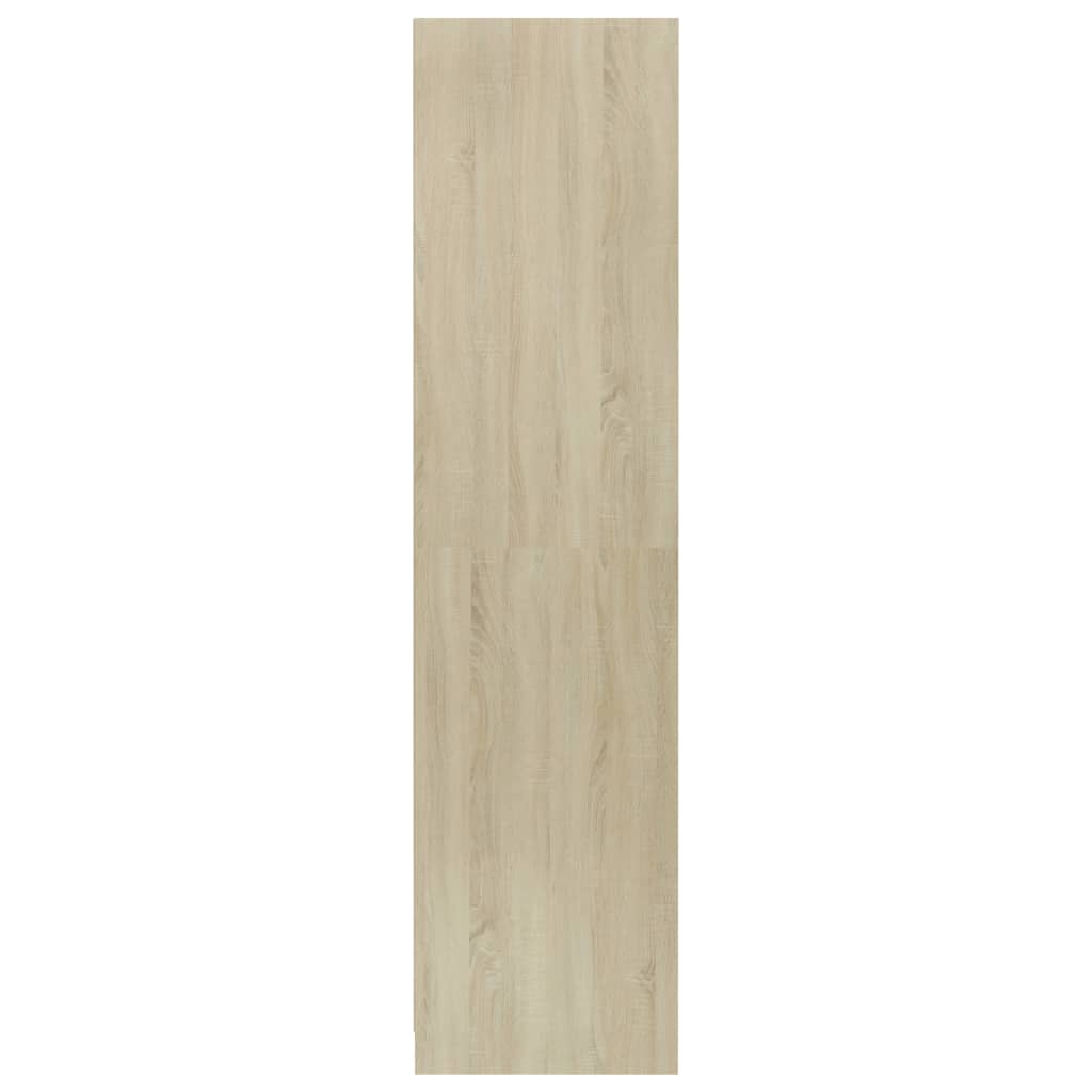 vidaXL Šatník, dub sonoma 50x50x200 cm, kompozitné drevo