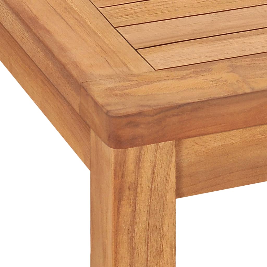 vidaXL Záhradný jedálenský stôl 140x80x77 cm teakový masív