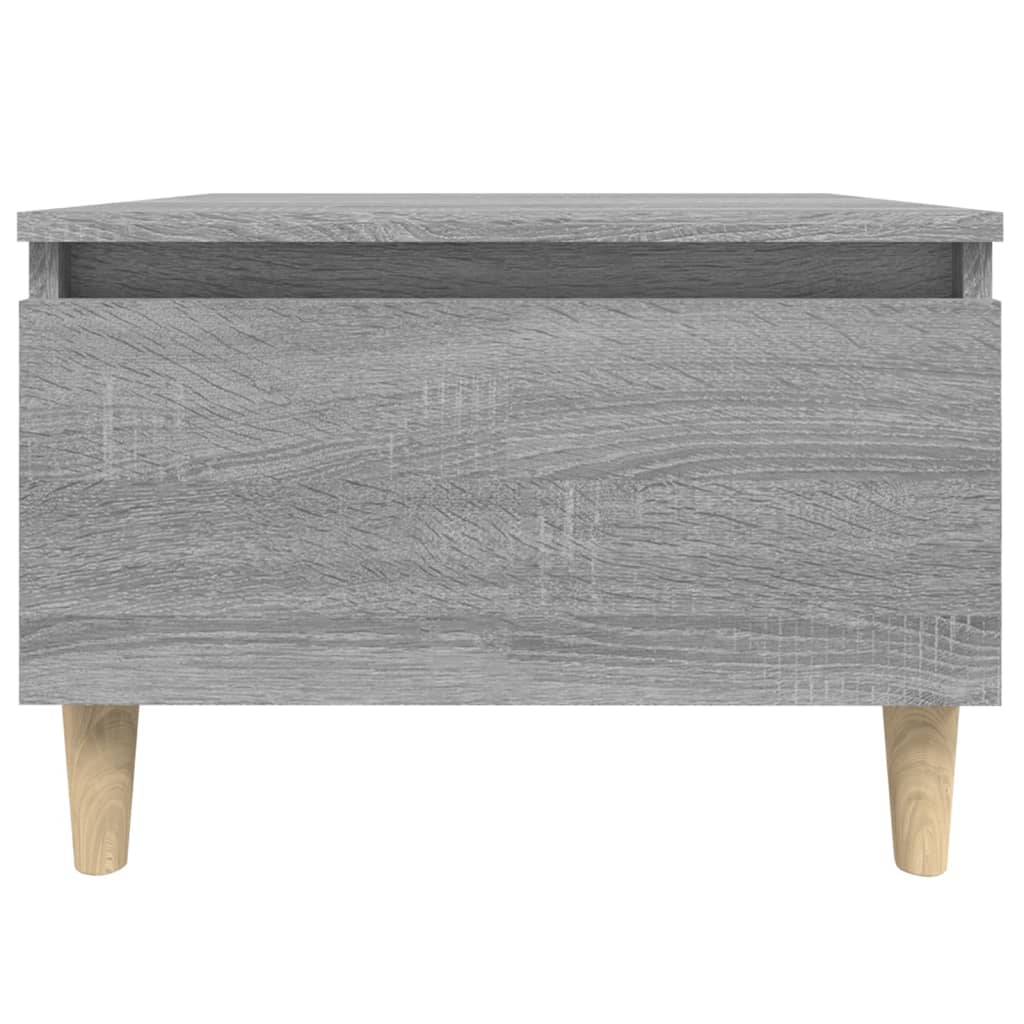 vidaXL Bočný stolík sivý sonoma 50x46x35 cm spracované drevo