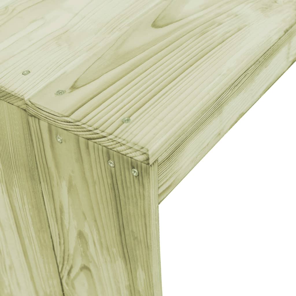 vidaXL Barový stôl 170x60x110 cm, impregnovaná borovica