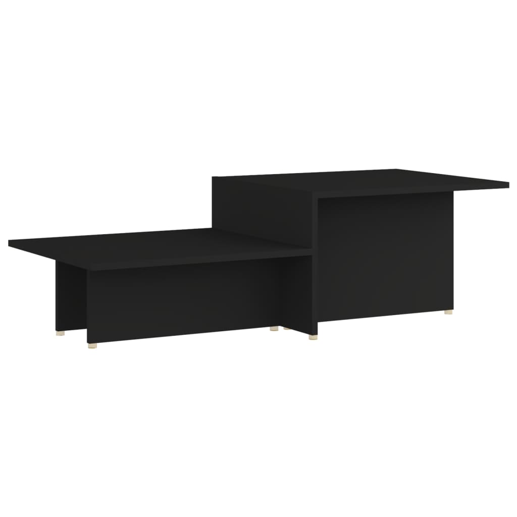 vidaXL Konferenčný stolík, čierny 111,5x50x33 cm, kompozitné drevo