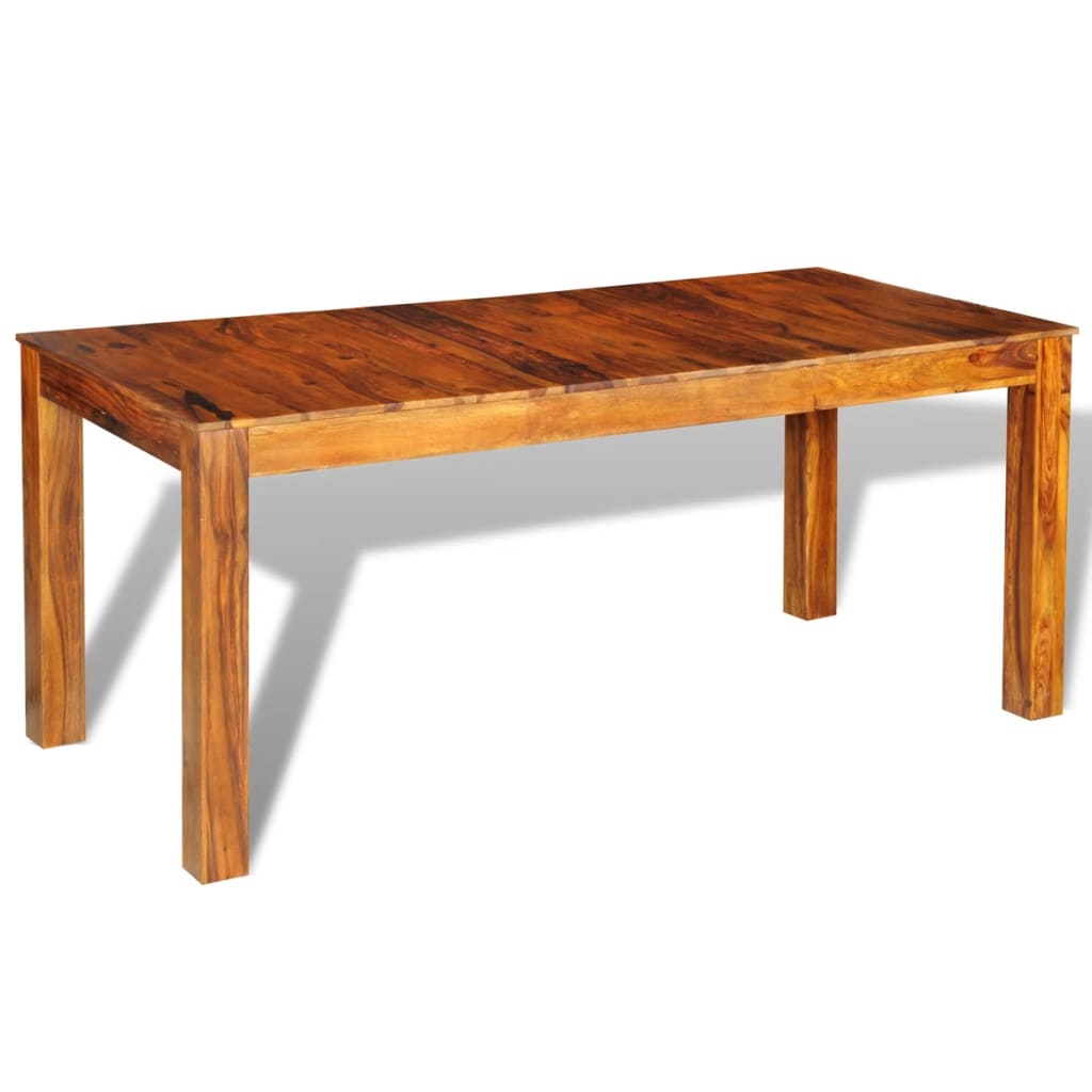 vidaXL Jedálenský stôl, drevený masív sheesham 180x85x76 cm