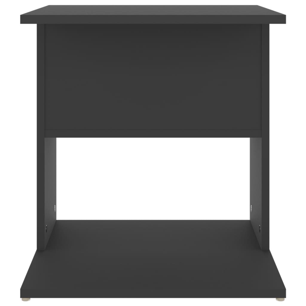 vidaXL Príručný stolík sivý 45x45x48 cm drevotrieska