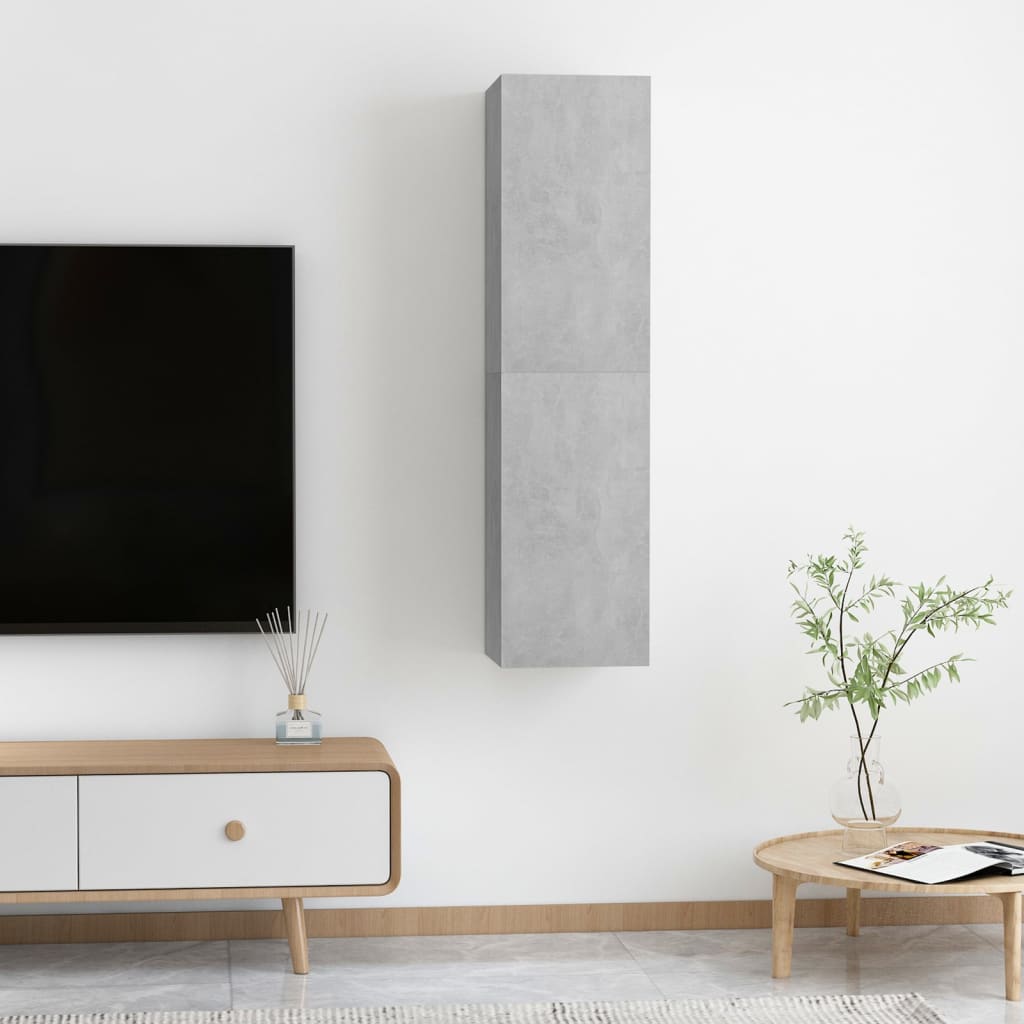 vidaXL TV skrinky 2 ks, betónovo sivé 30,5x30x60 cm, kompozitné drevo