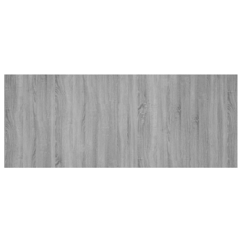 vidaXL Čelo postele sivé sonoma 200x1,5x80 cm spracované drevo