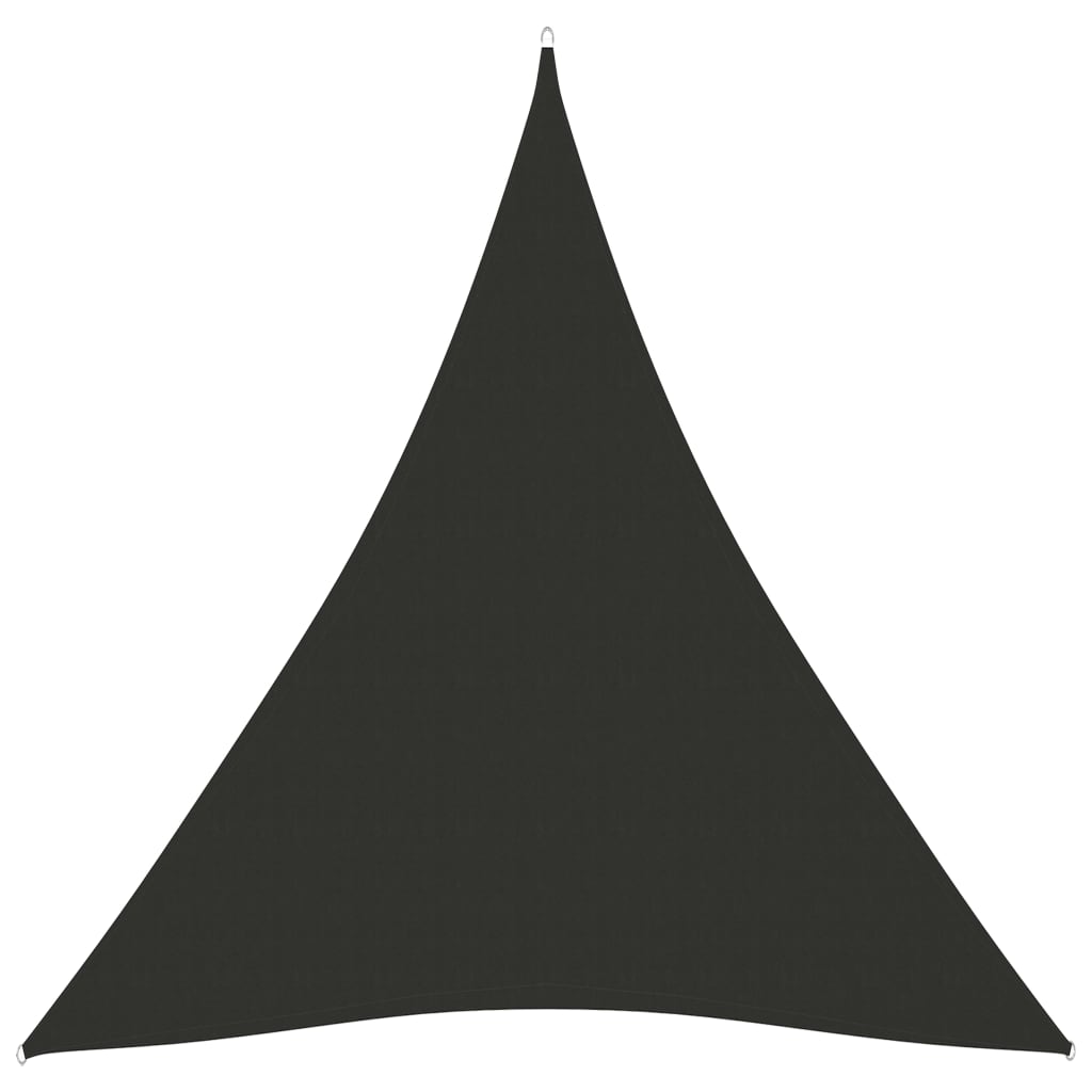 vidaXL Tieniaca plachta oxfordská látka trojuholníková 5x7x7 m