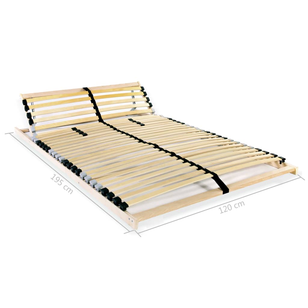 vidaXL Lamelový posteľný rošt s 28 lamelami a 7 zónami 120x200 cm