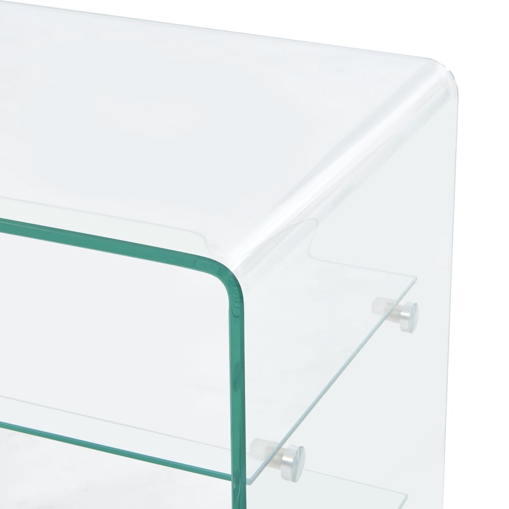 vidaXL Konferenčný stolík 50x40x56 cm, tvrdené sklo