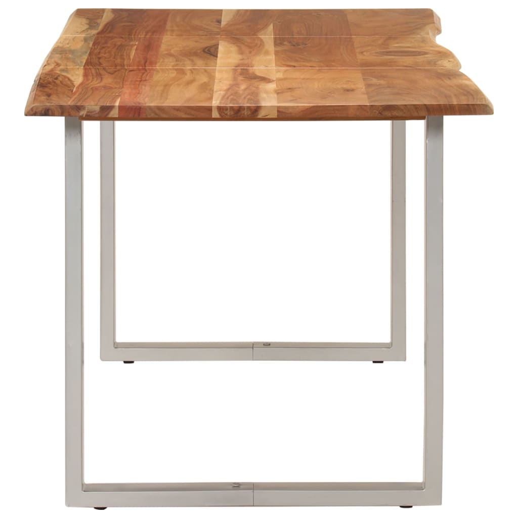 vidaXL Jedálenský stôl 154x80x76 cm masívne akáciové drevo