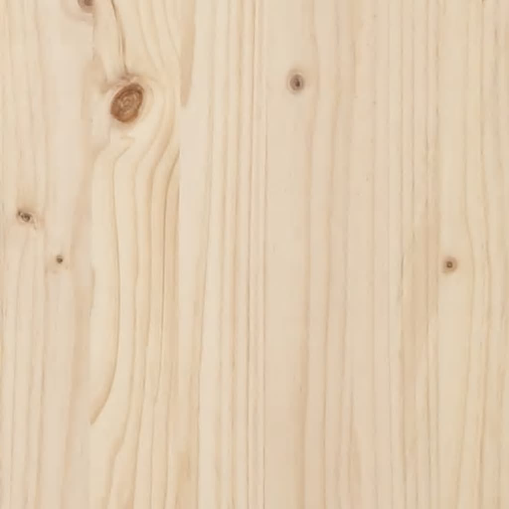 vidaXL Posteľný rám, drevený masív 135x190 cm, dvojlôžko