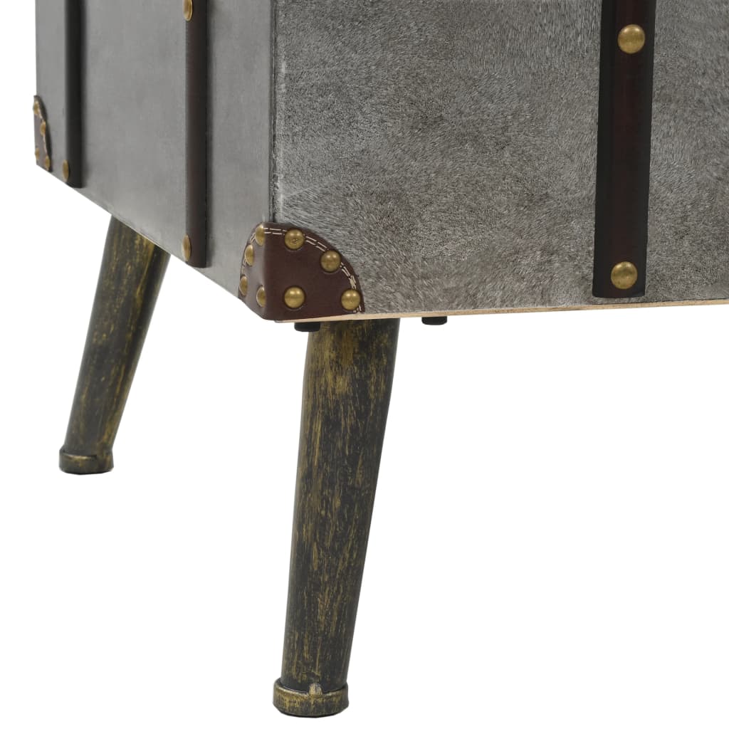 vidaXL Konferenčný stolík, MDF a hliník, 102x51x47,5 cm