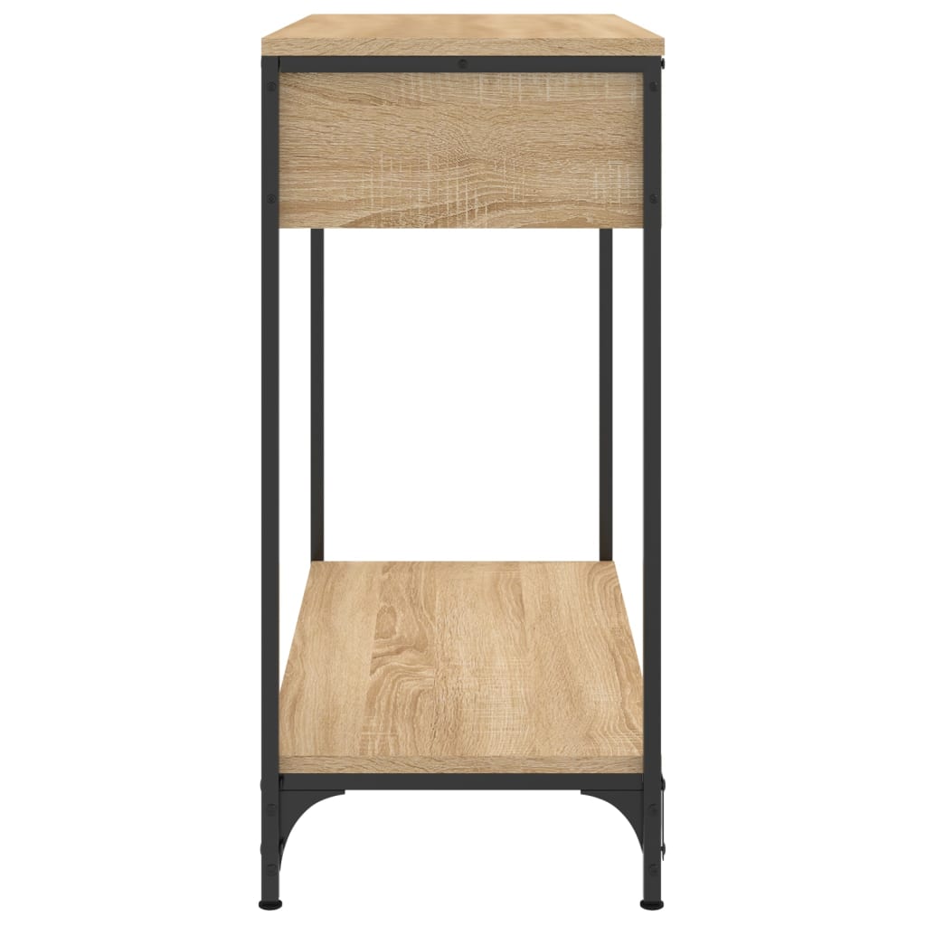 vidaXL Konzolový stolík dub sonoma 75 x 34,5 x 75 cm kompozitné drevo