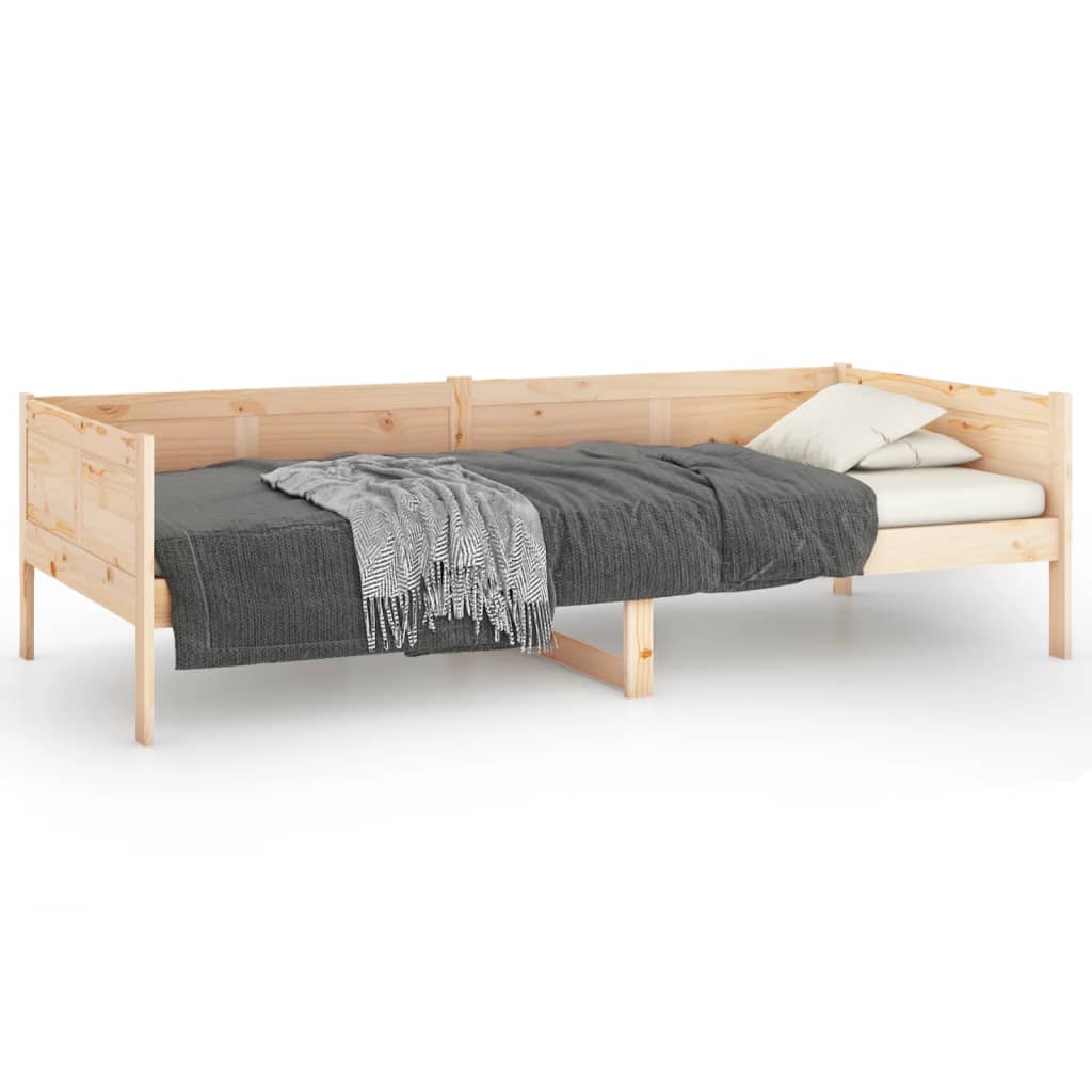 vidaXL Denná posteľ borovicový masív 90x200 cm