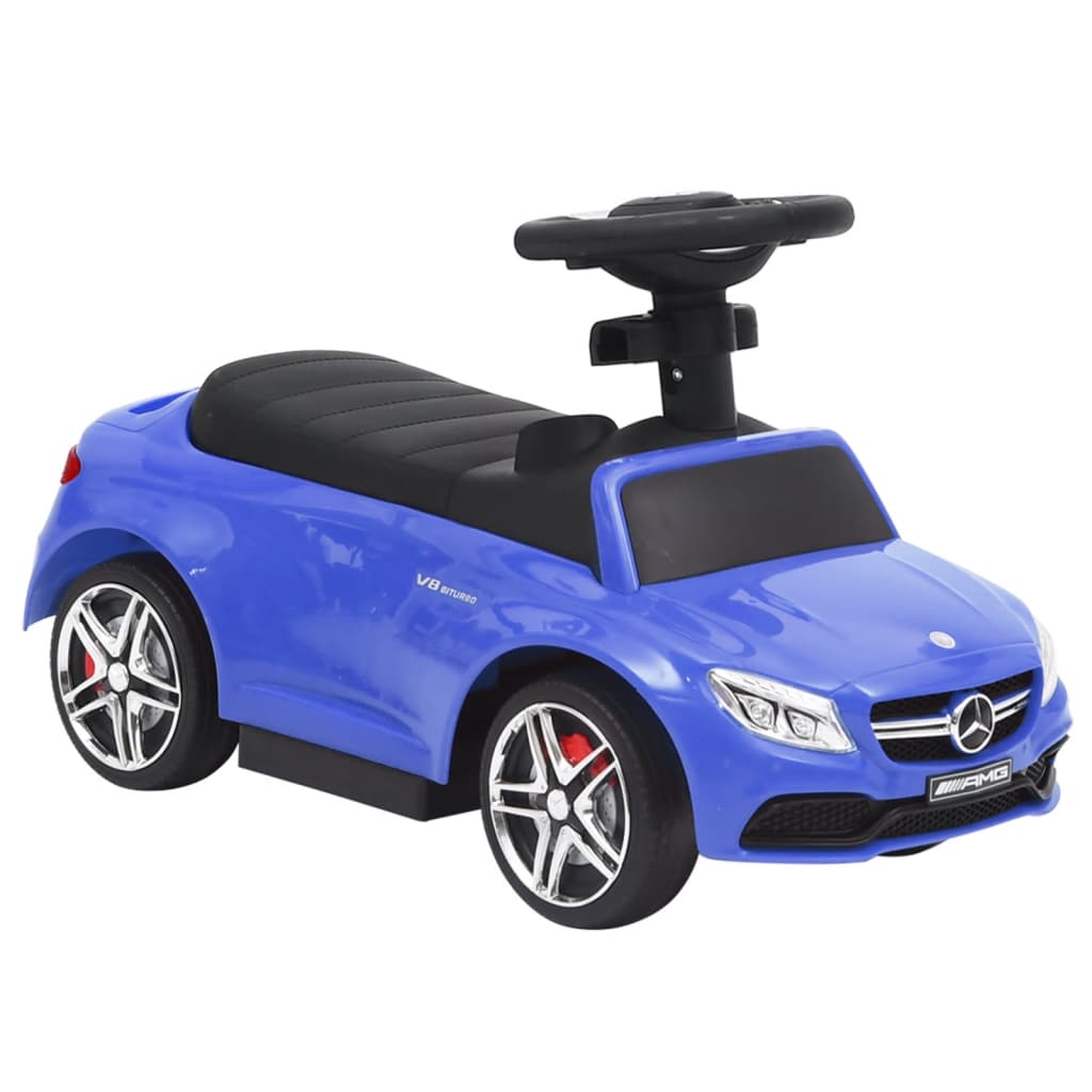 vidaXL Autíčko na tlačenie Mercedes-Benz C63 modré