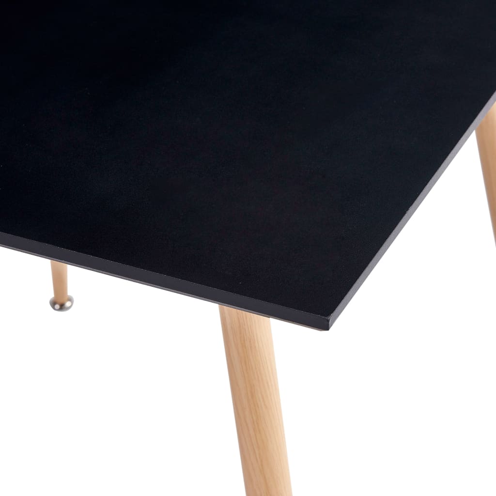 vidaXL Jedálenský stôl, čierno dubový 80,5x80,5x73 cm, MDF