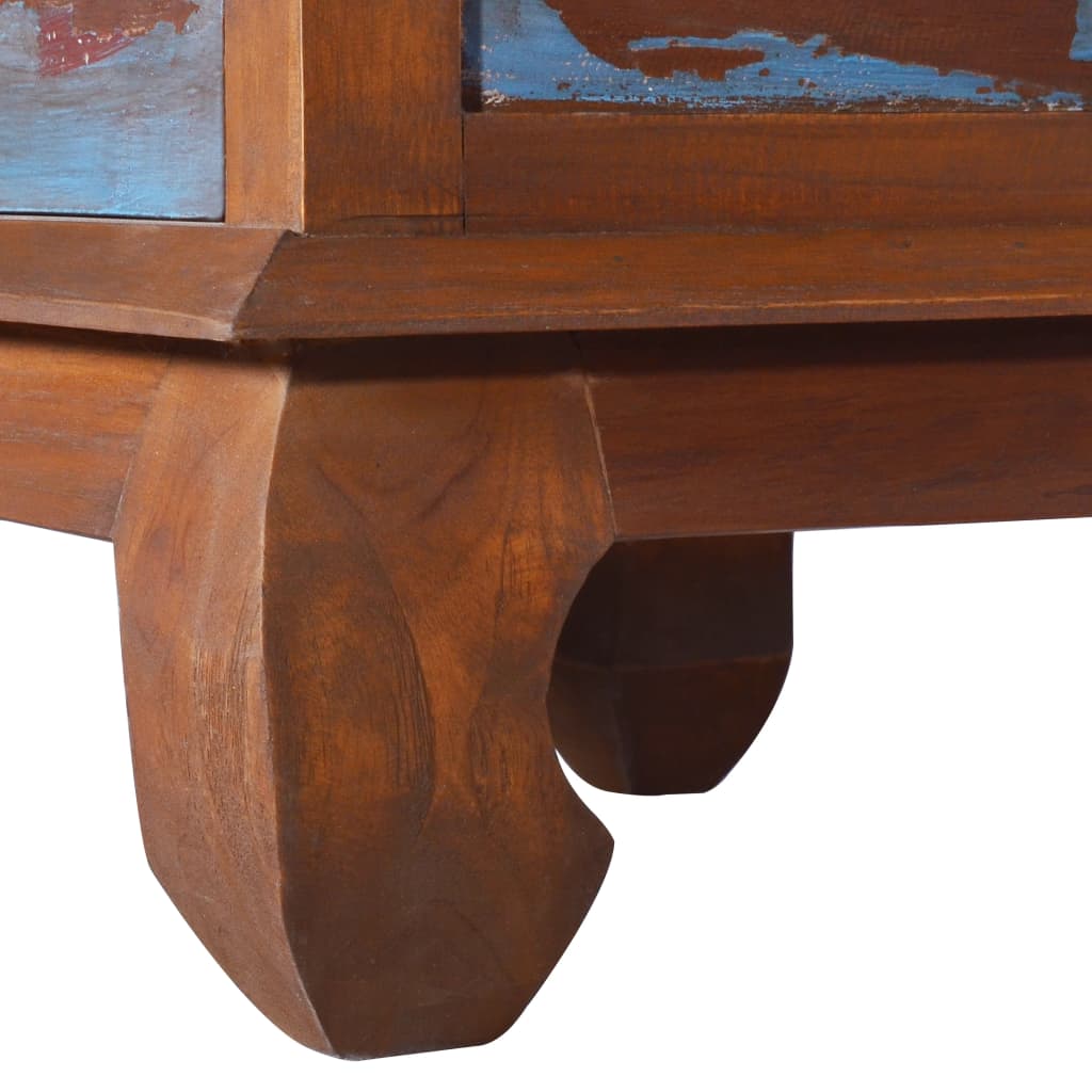 vidaXL Nočný stolík 45x35x40 cm recyklované teakové drevo