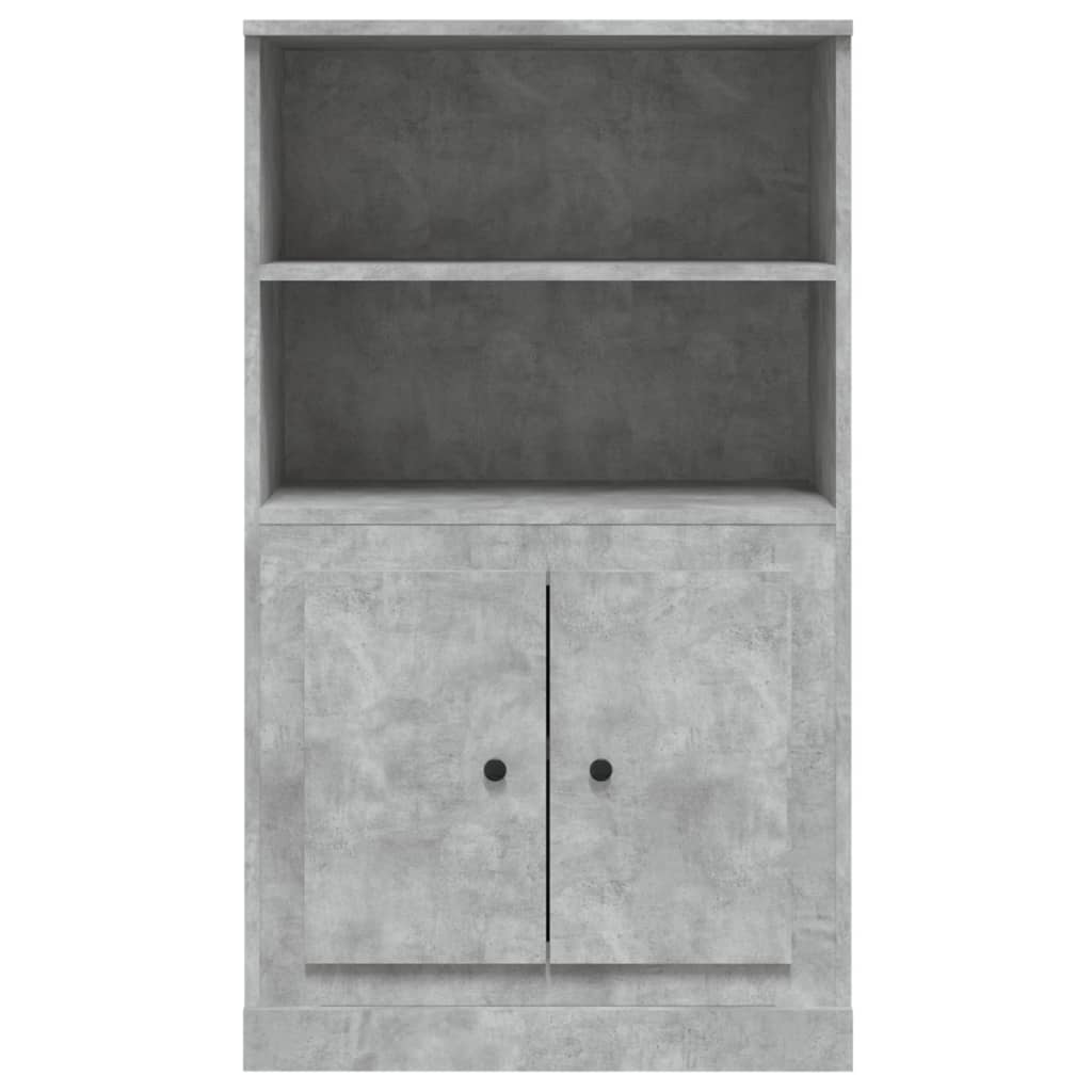 vidaXL Vysoká skrinka betónová sivá 60x35,5x103,5 cm kompozitné drevo